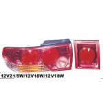Фонарь задний левый наружный+внутренний красно-желтый линзованный Mitsubishi Lancer 5 универсал