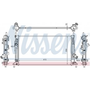 Радиатор охлаждения 1.3 1.6 2 Ford Focus C-MAX