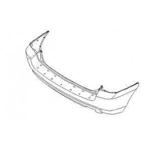 Бампер задний под две выхлопные трубы KIA Sportage - 2 поколение