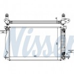 Радиатор охлаждения двигателя 630x400 2,5td aкпп +/-ac Audi A4 B6