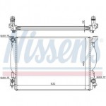 Радиатор охлаждения двигателя 630x445 3,0i 30v mкпп +/- a/c Audi A4 B6