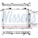 Радиатор охлаждения двигателя 640x489 e200/230/220d mкпп/aкпп +a/c Mercedes W210