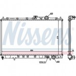 Радиатор охлаждения двигателя 668x375 1,6i mкпп +/-a/c Mitsubishi Lancer 5 универсал
