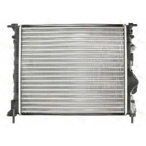 Радиатор охлаждения двигателя 430x349 -a/c Renault Logan - 1 поколение