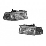 Тюнинг - комплект фар+указатели поворотов прозрачные Audi B3