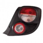 Фонарь задний правый черный обод (хэтчбек) Chevrolet Aveo T300