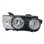 Фара правая черная под корректор Chevrolet Aveo T300