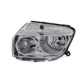 Фара левая c корректором хром Renault Duster