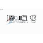 Компрессор кондиционера 1.4, 1.6 Ford Fusion