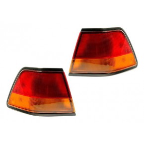 Комплект задних фонарей прозрачные c желтым поворотом Daewoo Espero