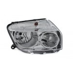 Фара правая c корректором хром Renault Duster