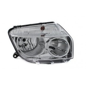 Фара правая c корректором хром Renault Duster