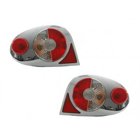 Тюнинг - комплект задних фонарей хром (купе) Renault Megane - 1 поколение