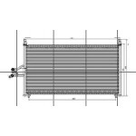 Конденсатор (радиатор) кондиционера Ford Maverick  Escape