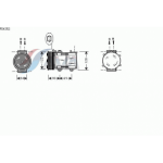 Компрессор кондиционера Ford Maverick  Escape