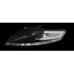 Тюнинг - комплект линзованных фар с led (светодиоды) с регулирующим мотором внутри черные Ford Mondeo - 4 поколение