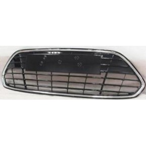 Решетка переднего бампера черная с хром молдинг Ford Mondeo - 4 поколение
