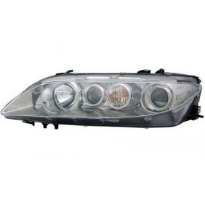 Фара левая с корректором с птф хром euro Mazda 6 - 1 поколение