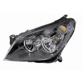 Фара левая с корректором черная (хэтчбек) Opel Astra H
