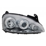 Фара правая с корректором линзованная Opel Corsa C