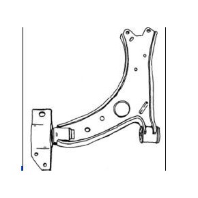 Рычаг передней подвески левый нижний Audi A3 8P
