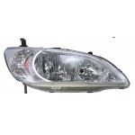 Фара правая с желтым поворотником (купе) (седан) usa Honda Civic - 7 поколение седан