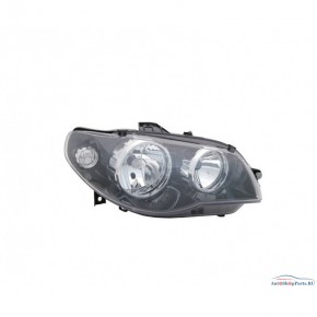 Фара правая с корректором черная Fiat Albea / Palio