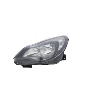 Фара левая с корректором черная н1/н7 Opel Corsa D