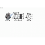 Компрессор кондиционера 2.4 (турбодизель) Ford Transit Mark 7