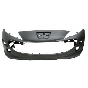 Бампер передний с отверстиями под птф грунт Peugeot 207