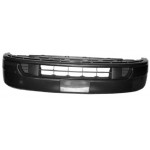 Бампер передний без ответстий под птф черный Honda Civic - 7 поколение седан / купе хетчбек