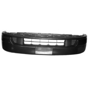 Бампер передний без ответстий под птф черный Honda Civic - 7 поколение седан / купе хетчбек