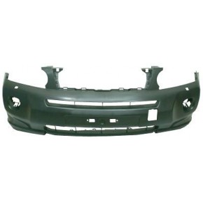 Бампер передний с отверстиями под птфпод омыватель фар черный Nissan X-TRAIL - 2 поколение