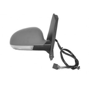 Зеркало правое электрическое с подогревом с поворотником (асферическое) грунт Volkswagen Golf 5 PLUS