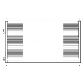 Радиатор кондиционера Honda Civic - 7 поколение седан / купе хетчбек