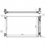 Радиатор охлаждения 2.7tdi/3.0 tdi at Audi A6 C6
