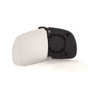 Стекло левого зеркала с подогревом (асферическое) Audi Q5