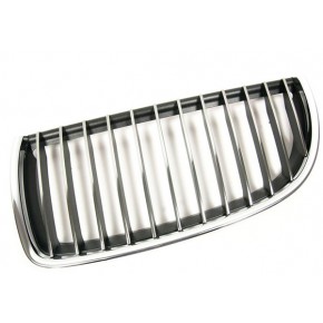 Решетка радиатора левая хром (седан) BMW E90 седан / E91 универсал