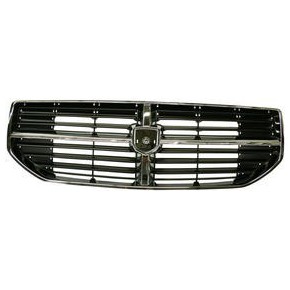 Решетка радиатора под хромированный молдинг Dodge Caliber