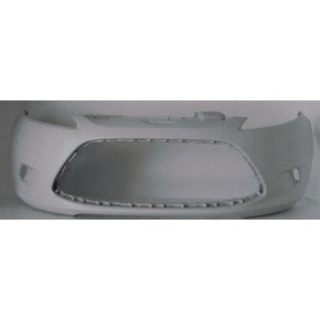 Бампер передний без отверстий под птф 1,4 Ford Fiesta - 6 поколение