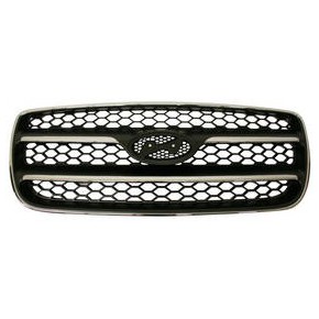 Решетка радиатора хром limited Hyundai Santa FE - 2 поколение