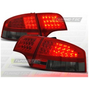 Тюнинг - комплект задних фонарей внешний + внутренний с led (светодиоды) (седан) Audi A4 B7