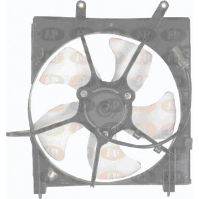 Диффузор радиатора охлаждения двигателя 5 лопастей Honda Jazz / Fit