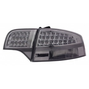 Тюнинг - комплект задних фонарей внешний + внутренний с led (светодиоды) (седан) Audi A4 B7