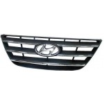 Решетка радиатора хром/черная Hyundai Sonata - 5 поколение NF