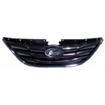 Решетка радиатора хром/черная Hyundai Sonata - 6 поколение