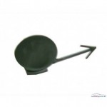 Заглушка буксировчного крюка в передний бампер Opel Corsa D