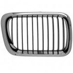 Решетка радиатора правая хром/черная BMW E36