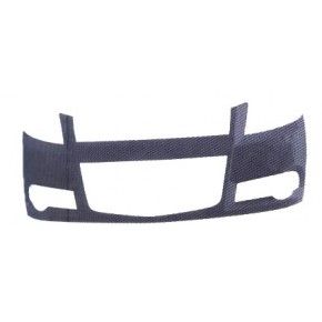 Бампер передний черный грунт (хэтчбек) Chevrolet Aveo T255 хетчбек