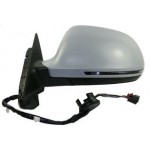 Зеркало левое электрическое с подогревом , с side assist , с указателем поворота грунтованное (асферическое) (8 конт) Audi A4 B8